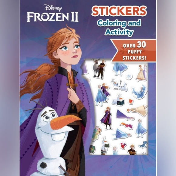 Frozen 2 Puffy Sticker Activity and Coloring Book - Picture 2 of 5